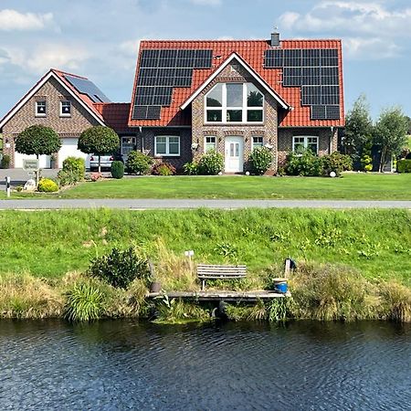 Ferienwohnung Haus Moorblick Mit Garten In Kanallage Wiesmoor Luaran gambar